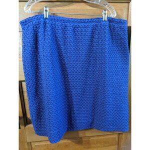 Catos Size 22/24W Purple Skirt Lace Knit Lined Midi Modest